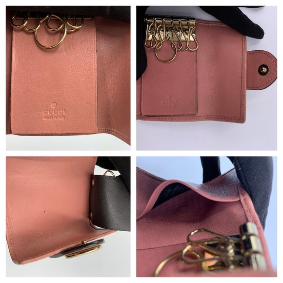 Authentic Gucci GG Pink 6-ring Key holder - Picture 6 of 8
